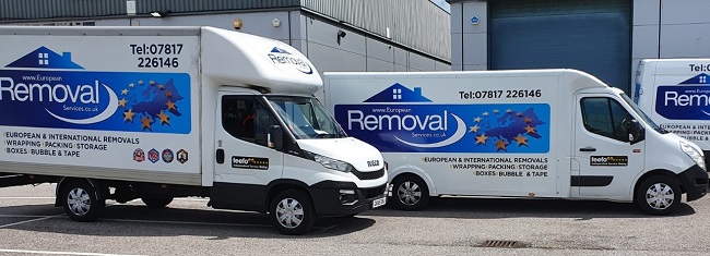 "European Removals Services" Truck