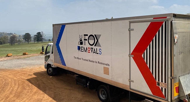 "Fox Home and Office Removalists Perth" Truck