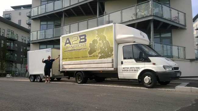 "From A2B Transport" Truck