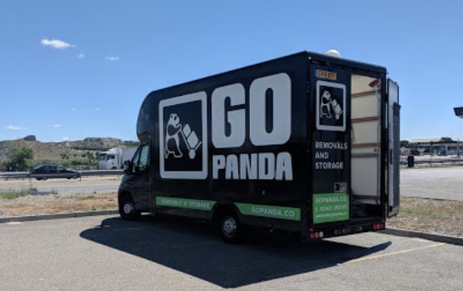"GO PANDA Removals Cardiff" Truck