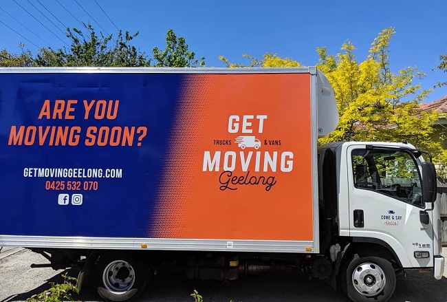 "Get Moving Geelong" Truck