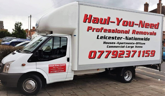 "Haul-You-Need Removals Leicester Man And Van" Truck