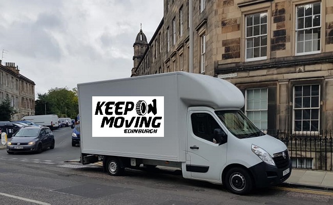 "Keep on Moving Edinburgh" Truck