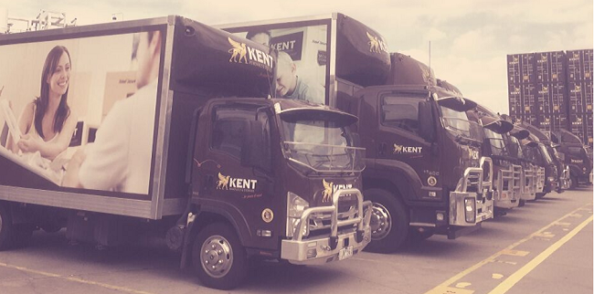 "Kent Removals & Storage" Truck