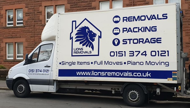 "Lions Removals" Truck