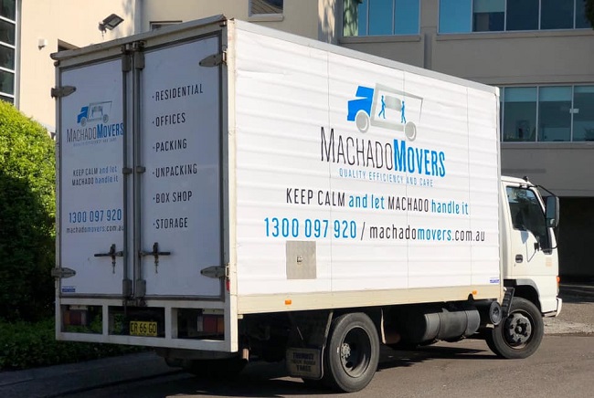"Machado Movers" Truck