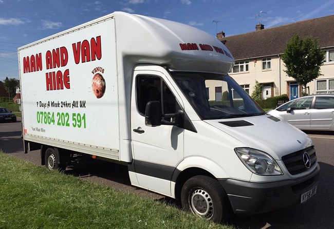 "Man and van Leicestershire Removal" Truck
