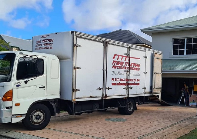 "Mike Murphy Furniture Removals" Truck