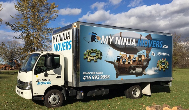 "My Ninja Movers Toronto" Truck