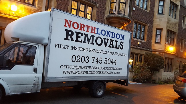 "North London Removals" Truck