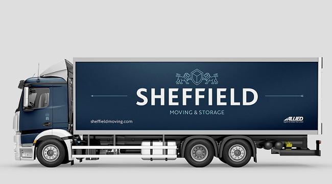 "Sheffield Moving & Storage" Truck