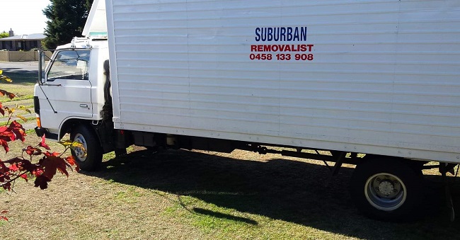 "Suburban Removals" Truck