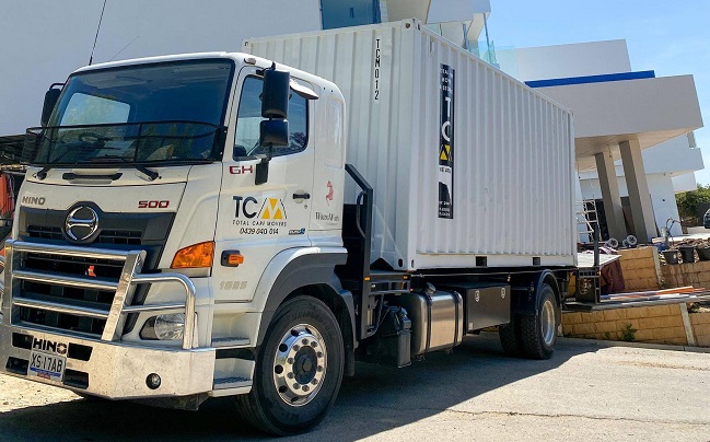 "Total Care Movers & Storage" Truck