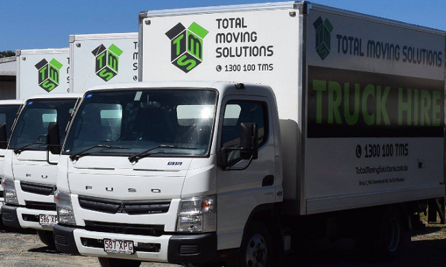 "Total Moving Solutions" Truck