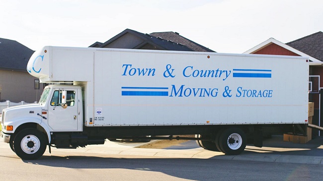 "Town and Country Moving & Storage" Truck