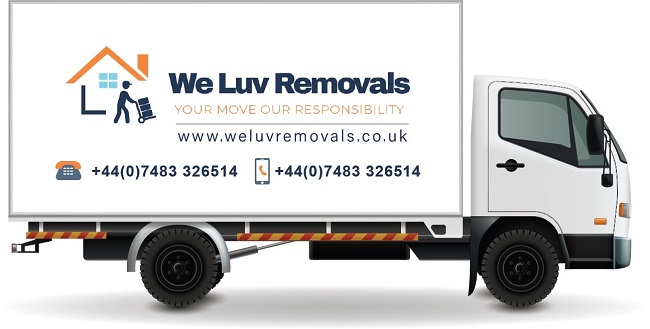 "WE LUV Removals" Truck